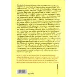ABAO Essais Brunner (C.) - Des Devoirs des Juifs et des devoirs de l'état.