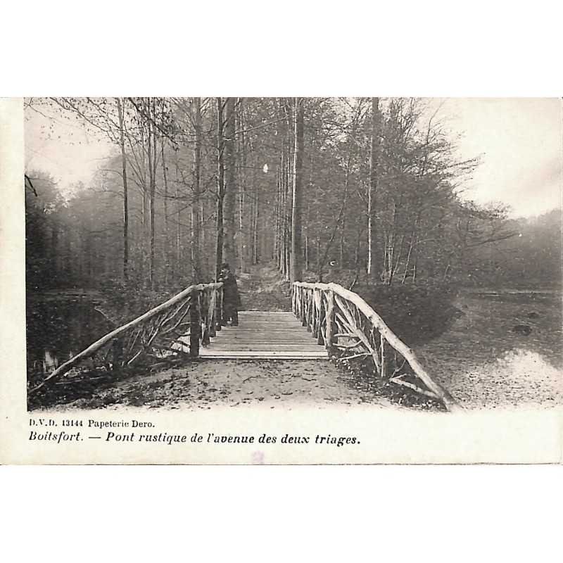 ABAO Bruxelles Watermael-Boitsfort - Pont rustique de l'avenue des Deux Triages.
