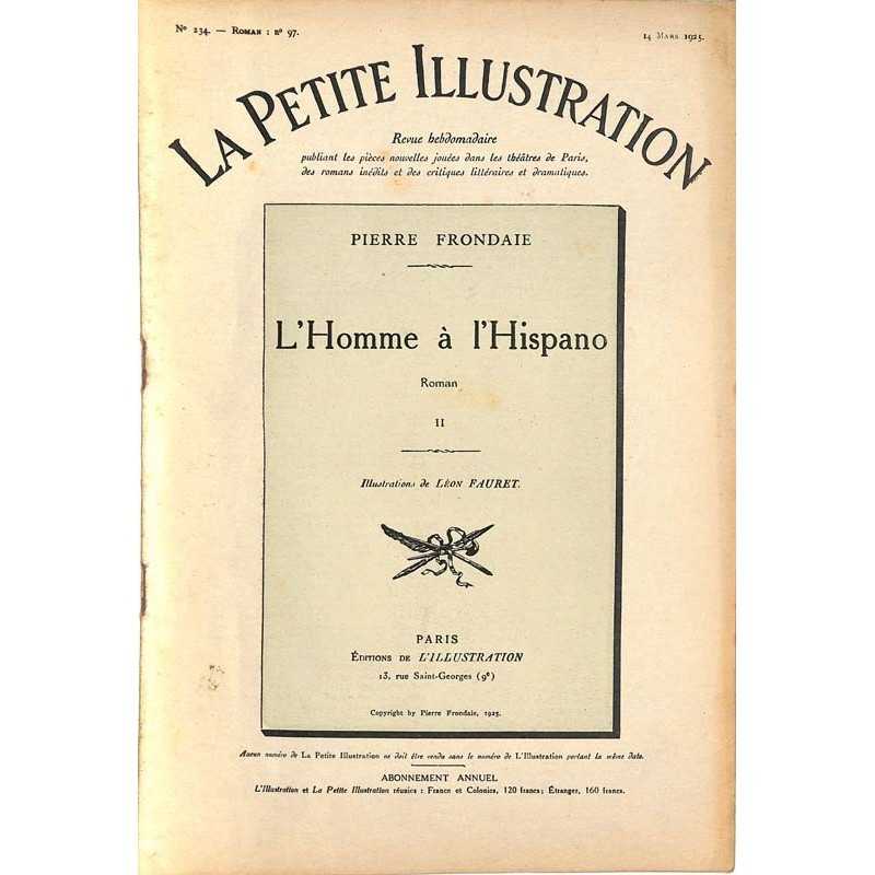 ABAO Petite Illustration (La) La Petite Illustration. 1925/03/14. N°234.