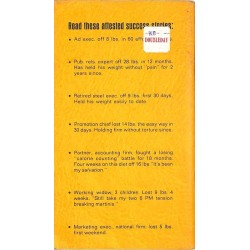 ABAO Curiosa Jameson & Williams - The Drinking Man's Diet Or How To Lose Weight With A Minimum Of Will Power