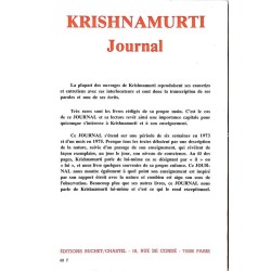 ABAO Essais [Spiritualité] Krishnamurti. Journal.