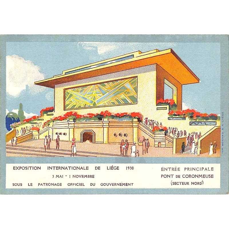 ABAO Liège Exposition universelle de Liège 1930 - Entrée principale pont de Coronmeuse (secteur nord).