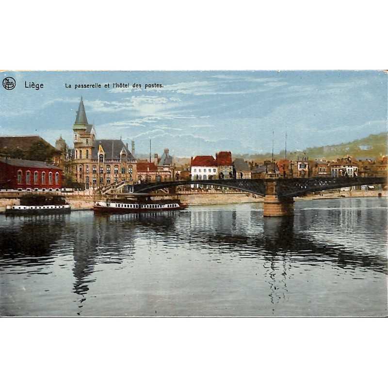ABAO Liège Liège - La passerelle et l'hôtel des postes.