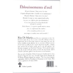 ABAO Littérature [Poésie] Di Maria (Rio) - Eblouissements d'exil.