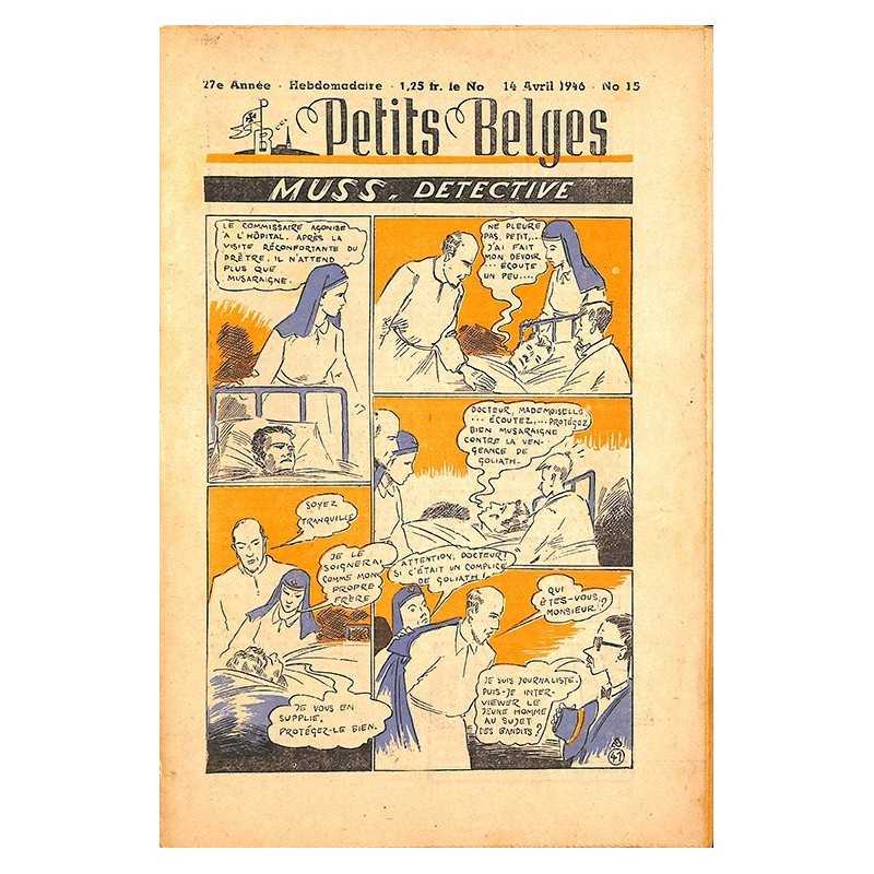 ABAO Bandes dessinées Petits Belges 27e année n°15 - 14/04/1946