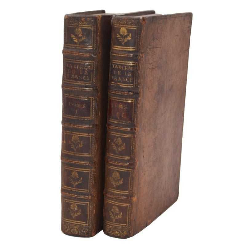 ABAO France Tableau de la France, contenant la description historique de ses provinces... 2 tomes.