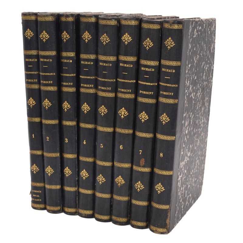 ABAO Géographie & voyages Michaud (Joseph-François) & Poujoulat - Correspondance d'Orient (1830-1831). 8 volumes.