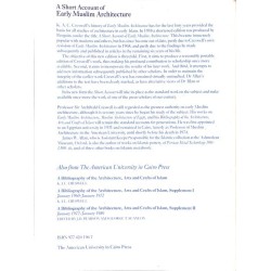 ABAO Arts [Architecture] Creswell (KAC) - A Short account of early Muslim Architecture.