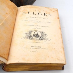 ABAO Afrique Burdo (Adolphe) - Les Belges dans L'Afrique Centrale. 3 volumes.