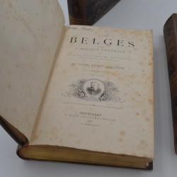 ABAO Afrique Burdo (Adolphe) - Les Belges dans L'Afrique Centrale. 3 volumes.