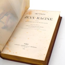 ABAO Théâtre Racine (Jean) - Œuvres. Précédées des mémoires sur sa vie par Louis Racine.