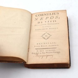 ABAO Littérature Nepos (Cornelius) - Cornelius Nepos, de vitis excellentium imperatorum in usum scholarum belgicae.