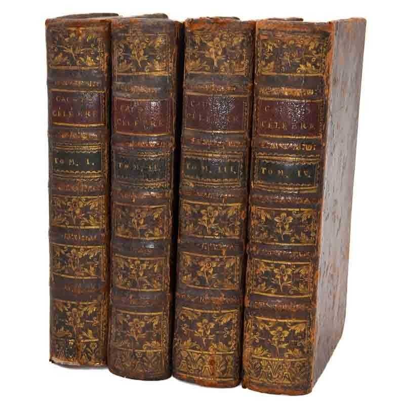 ABAO Histoire [Droit] Des Essarts (Nicolas-Toussaint), Richer (François) - Causes célèbres. 8 tomes en 4 volumes.