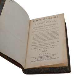 ABAO Métiers & arts appliqués Duchesne (Henri-Gabriel) - Dictionnaire de l'Industrie. Tome 1.