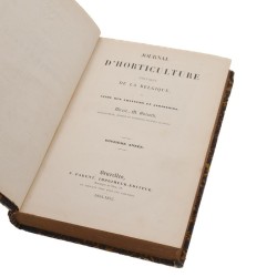ABAO Sciences naturelles [Horticulture] Galeotti (Henri-Guillaume) - Journal d'horticulture pratique de la Belgique. 1854-1855.
