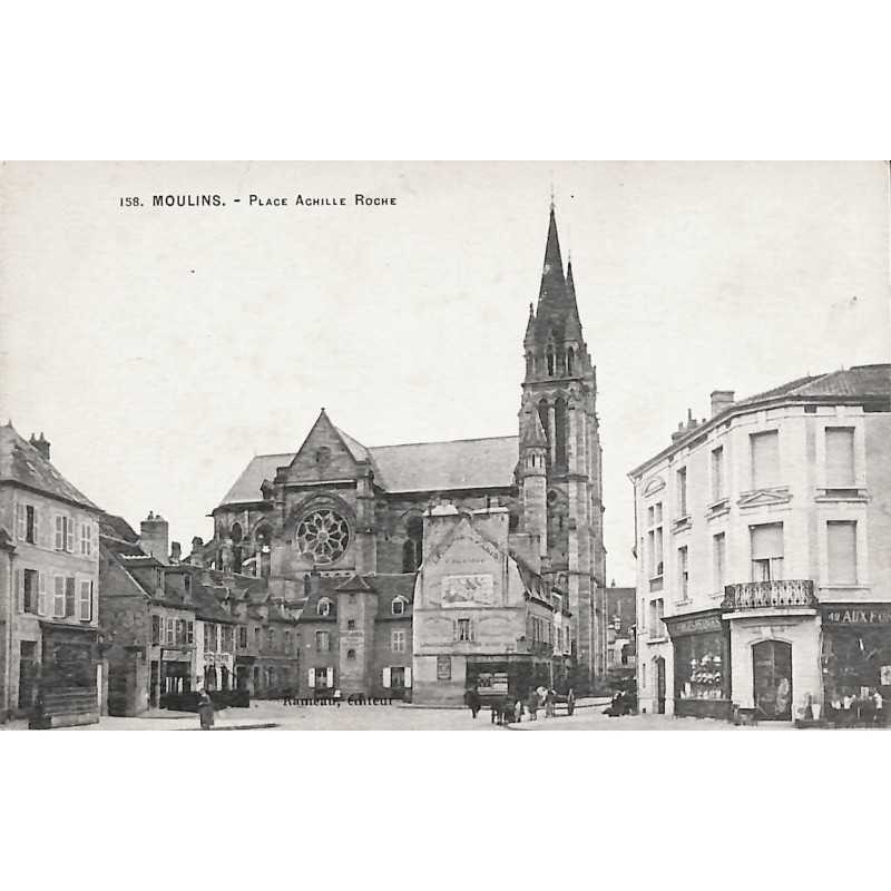 ABAO 03 - Allier [03] Moulins - Place Achille Roche.