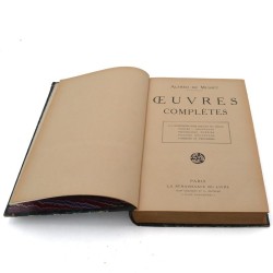 ABAO Littérature Musset (Alfred de) - Œuvres complètes.