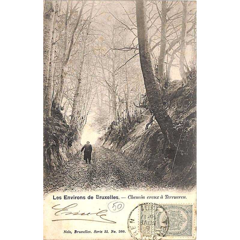 ABAO Brabant flamand Tervuren - Chemin creux à Tervueren.