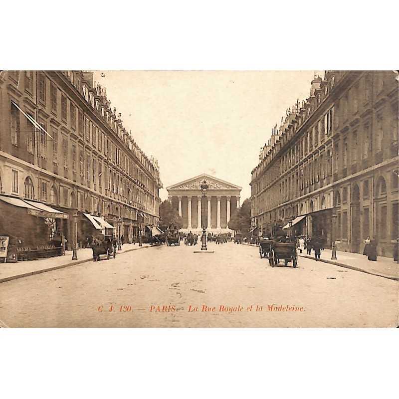 ABAO 75 - Paris [75] Paris - La Rue Royale et la Madeleine.