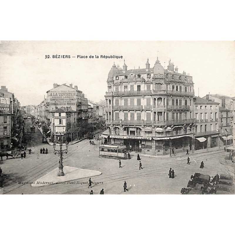 ABAO 34 - Hérault [34] Béziers - Place de la République.