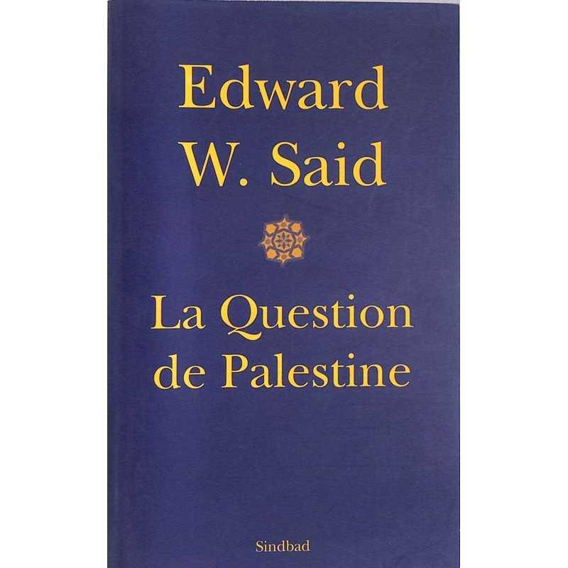 abao.be•Histoire•Said (Edward W.) - La Question de Palestine.•9782742789979
