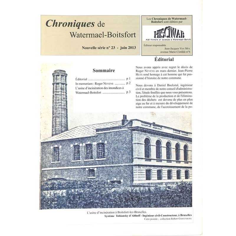 abao.be•Chroniques de Watermael-Boitsfort•Chroniques de Watermael-Boitsfort. 2013/06. N°23.•3006000000108