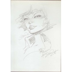 abao.be•Dédicaces•Géron (Jacques) - Dessin dédicacé (Sabrina).•