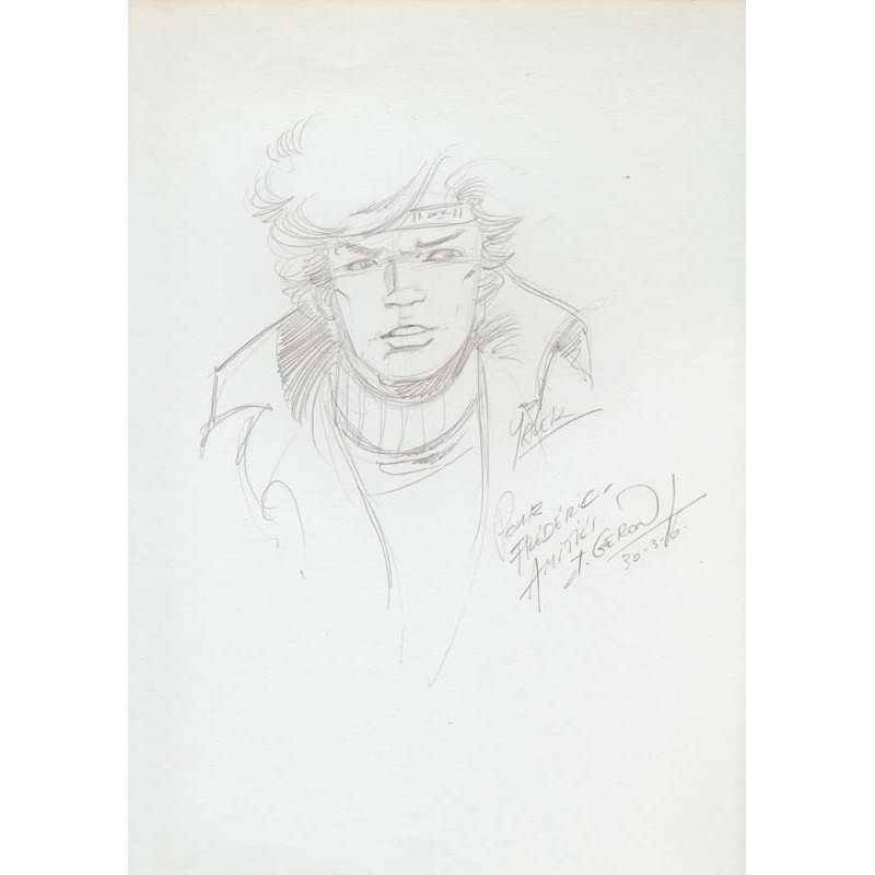 abao.be•Dédicaces•Géron (Jacques) - Dessin dédicacé (Yalek).•