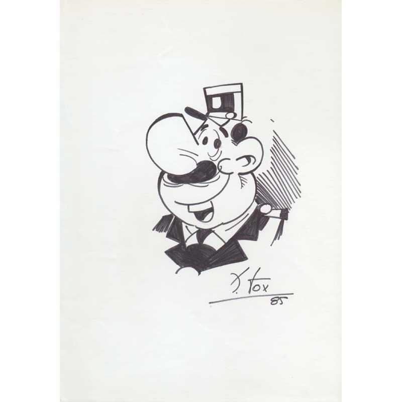 abao.be•Originaux•Kox (Daniel) - Dessin (L'Agent 212).•