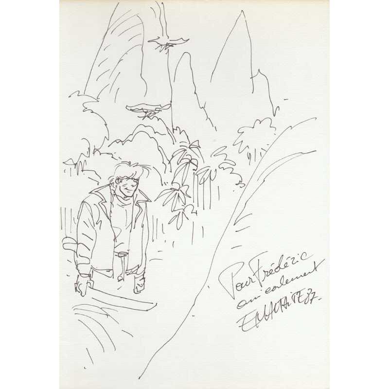abao.be•Bandes dessinées•Maltaite (Eric) - Dessin dédicacé (421).•