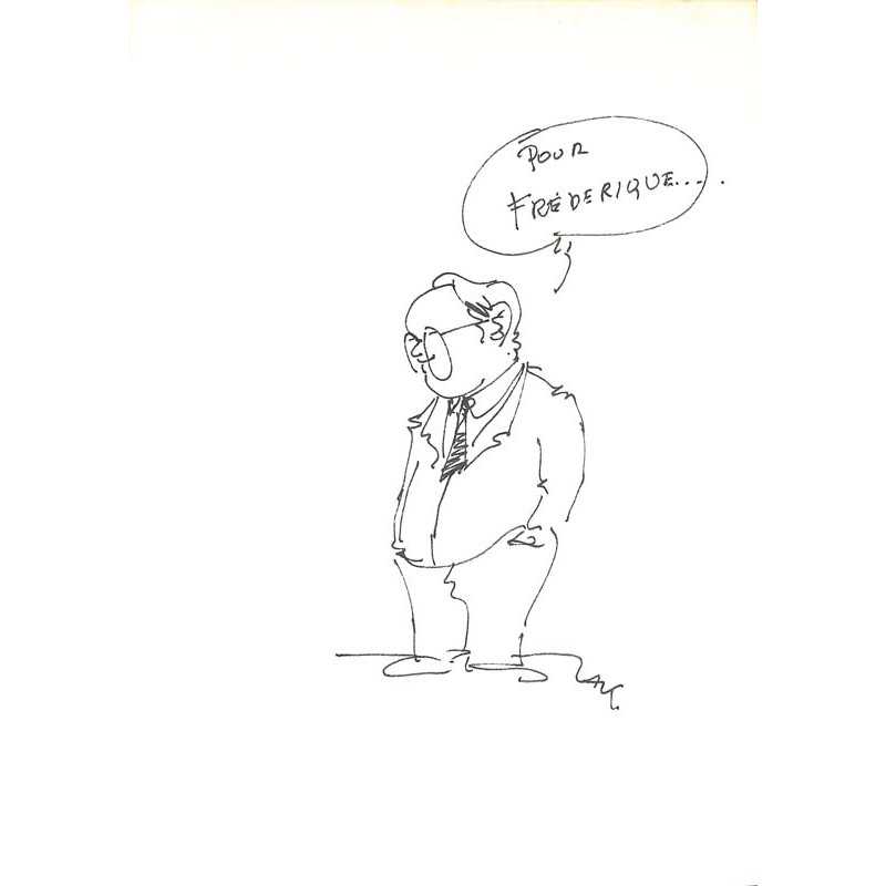 abao.be•Originaux•Zak - Dessin dédicacé (Wilfried Martens).•