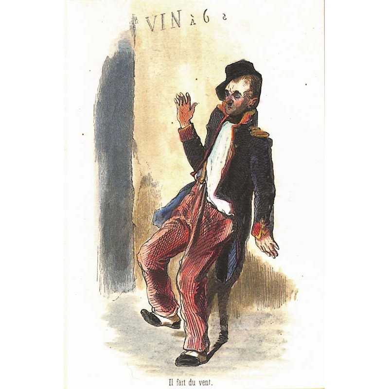 abao.be•Gravures•Gavarni (Paul) - Il fait du vent.•