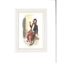 abao.be•Gravures•Gavarni (Paul) - Il fait du vent.•