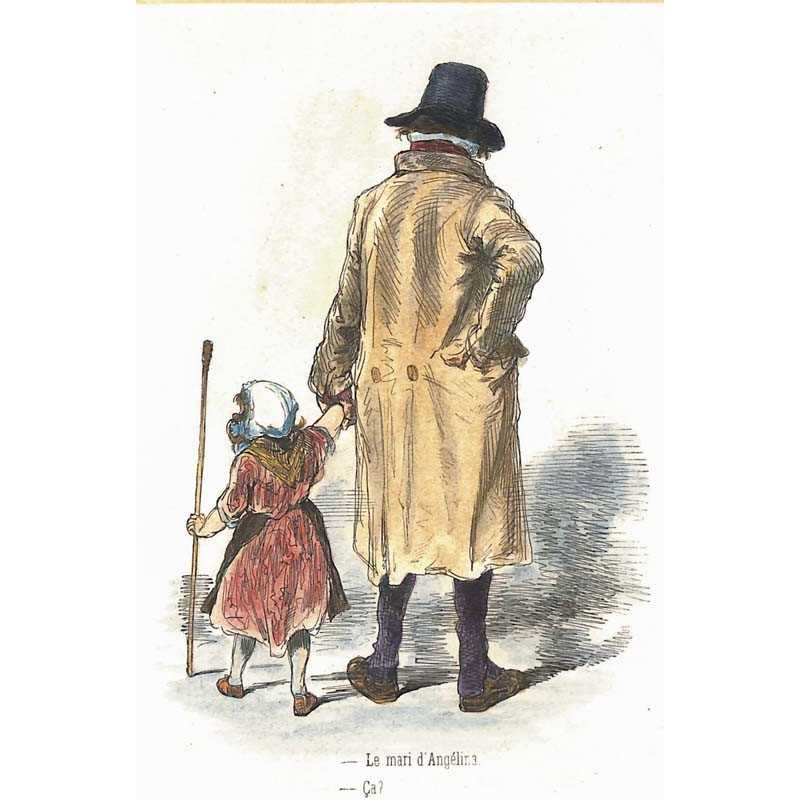 abao.be•Gravures•Gavarni (Paul) - La Maman d'Angélina. Ça?•