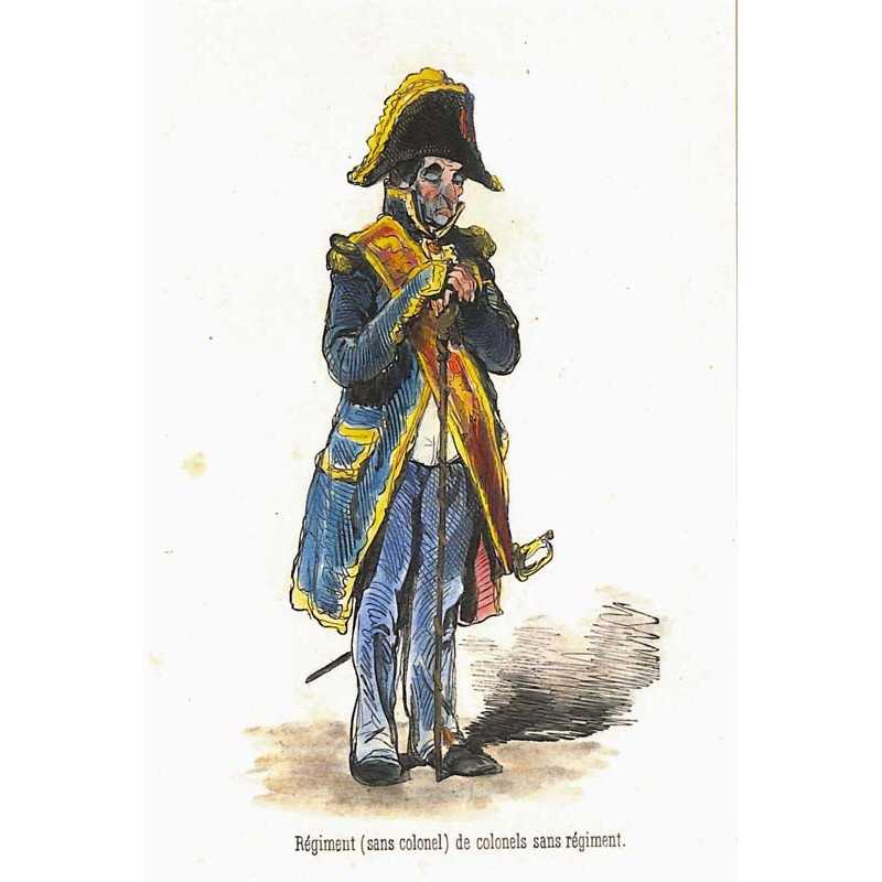 abao.be•Gravures•Gavarni (Paul) - Régiment (sans colonel) de colonels sans régiment.•