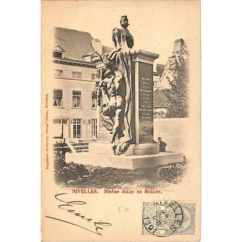 abao.be•Brabant wallon•Nivelles - Statue Jules de Burlet.•