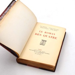 abao.be•Grands papiers•Bourget (Paul), D'Houville (Gérard), Duvernois (Henri) et Benoît (Pierre) - Le Roman des quatre. EO.•