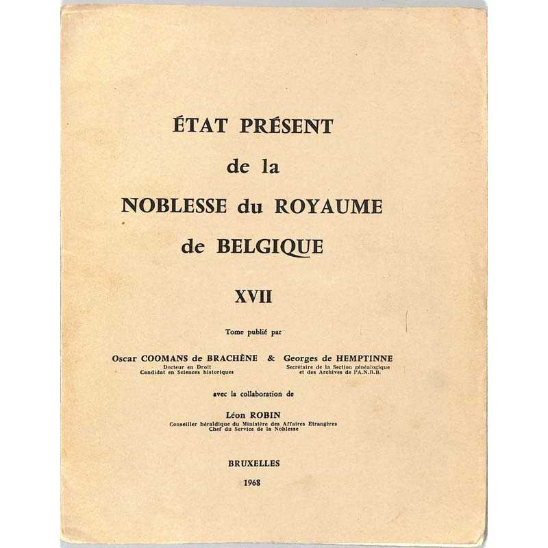 abao.be•Héraldique & noblesse•État présent de la noblesse du royaume de Belgique XVII.•