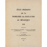 abao.be•Héraldique & noblesse•État présent de la noblesse du royaume de Belgique XIX.•
