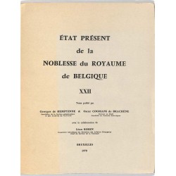 abao.be•Héraldique & noblesse•État présent de la noblesse du royaume de Belgique XXII.•
