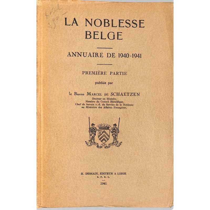 abao.be•Héraldique & noblesse•La Noblesse belge. Annuaire de 1940-1941. Première partie.•