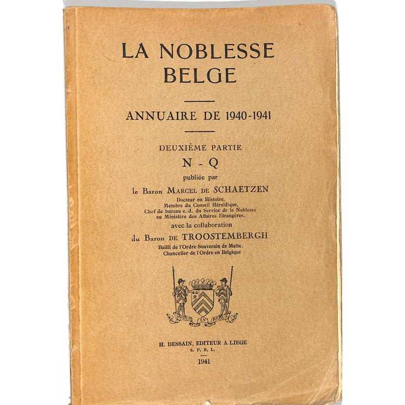abao.be•Héraldique & noblesse•La Noblesse belge. Annuaire de 1940-1941. Deuxième partie.•