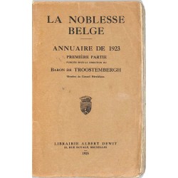 abao.be•Héraldique & noblesse•La Noblesse belge. Annuaire de 1923. Première partie.•