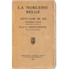abao.be•Héraldique & noblesse•La Noblesse belge. Annuaire de 1923. Première partie.•