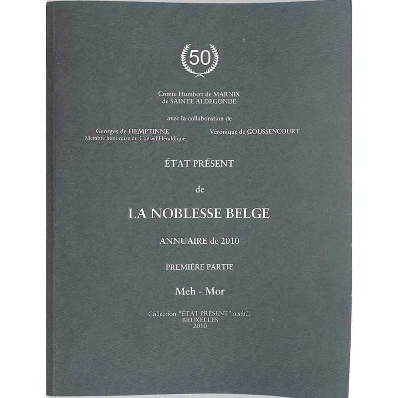 abao.be•Héraldique & noblesse•État présent de la noblesse belge. Annuaire de 2010. Première partie.•