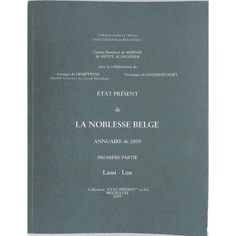 abao.be•Héraldique & noblesse•État présent de la noblesse belge. Annuaire de 2009. Première partie.•