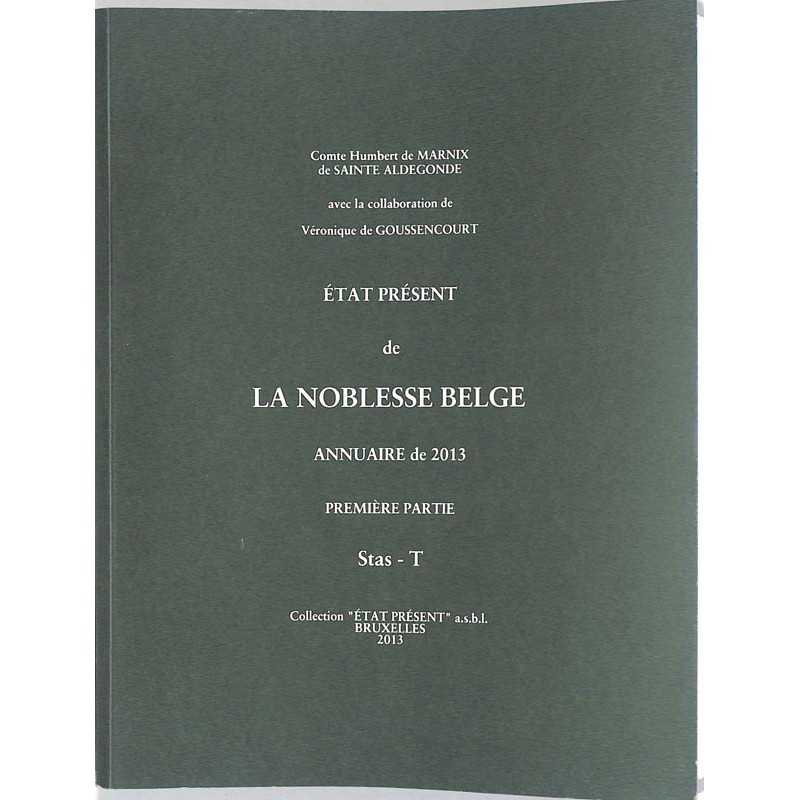 abao.be•Héraldique & noblesse•État présent de la noblesse belge. Annuaire de 2013. Première partie.•