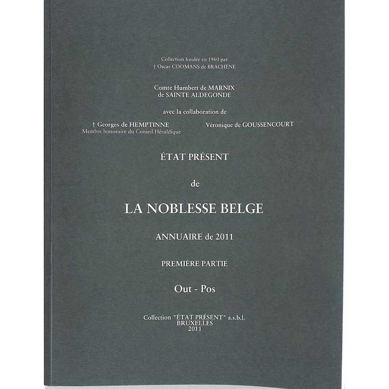 abao.be•Héraldique & noblesse•État présent de la noblesse belge. Annuaire de 2011. Première partie.•