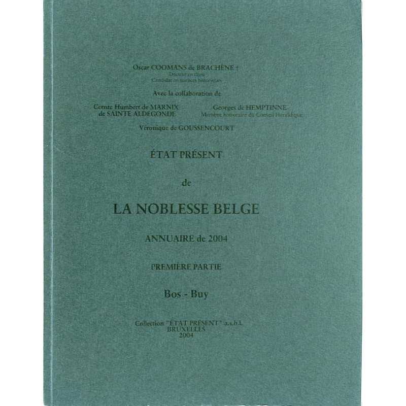 abao.be•Héraldique & noblesse•État présent de la noblesse belge. Annuaire de 2004. Seconde partie.•