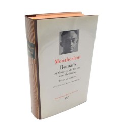abao.be•La Pléiade•Montherlant (Henry de) - Romans et œuvres de fiction non théâtrales.•